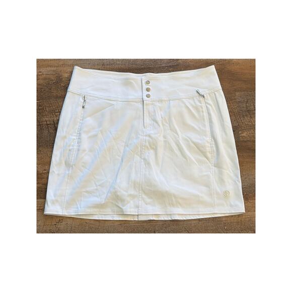 JoFit White Signature golf skort 10 - Picture 3 of 10
